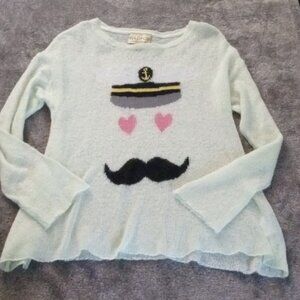 Wildfox Roadie Captain sweater in Sour Lime